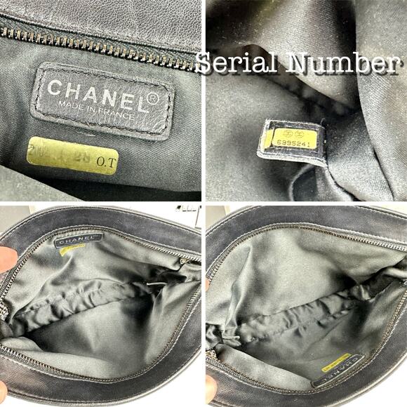 Chanel New Travel Line black canvas cosmetic pouch crossbody bag - Picture 12 of 15